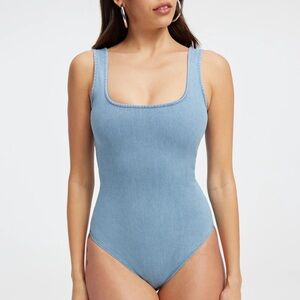 Good American Soft Sculpt Modern Tank Bodysuit